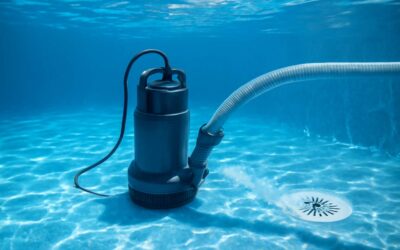 Effortless Pool Cleanup: Use a submersible pump to drain pool quickly and safely.