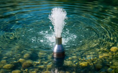 Boost pond clarity with a submersible pump jet aerator for powerful aeration